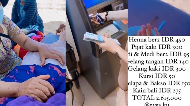 Jangan Kaget! Wanita Ini Pakai Jasa Pijat di Pantai Bali, Harganya Bikin Mules