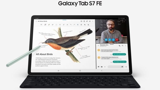 Samsung Galaxy Tab S7 FE 5G. [Samsung Indonesia]