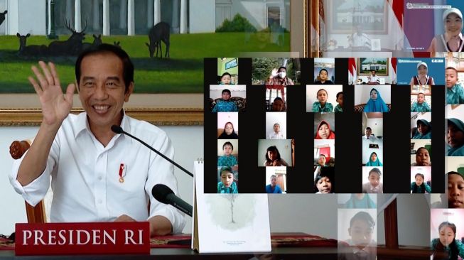 Presiden Jokowi Ingin Anak Indonesia Terus Semangat Belajar di Tengah Pandemi