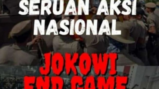 Pakar Komunikasi, Ade Armando, menyebut ada politisi busuk di balik poster seruan aksi nasional untuk mengkritik Presiden Joko Widodo (Jokowi) dan kebijakannya.(Tangkap layar.ist)