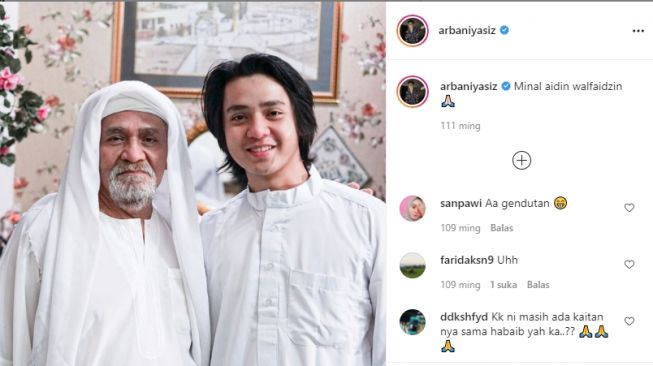 Kenangan Arbani Yasiz bersama ayah. [Instagram]