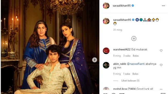 Pesona Ibrahim Ali Khan anak tiri Kareena Kapoor [Instagram]