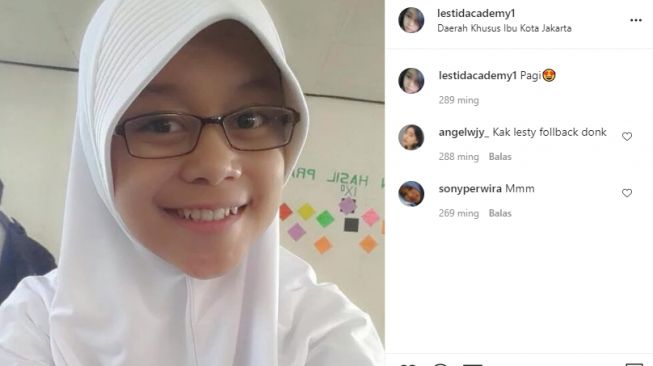 Potret masa kecil Lesti Kejora. [Instagram]