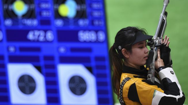 Atlet Menembak Putri Indonesia Vidya Rafika Gagal Melaju ke Final Olimpiade Tokyo