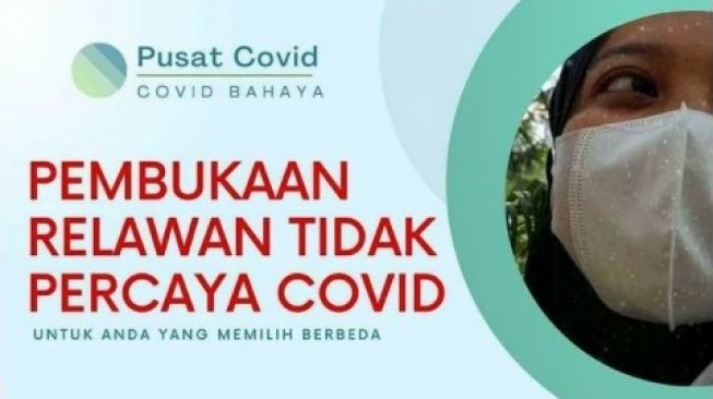 Ari Wibowo Tantang Orang Tak Percaya Covid-19 Jadi Relawan Nakes Tanpa Pakai Masker