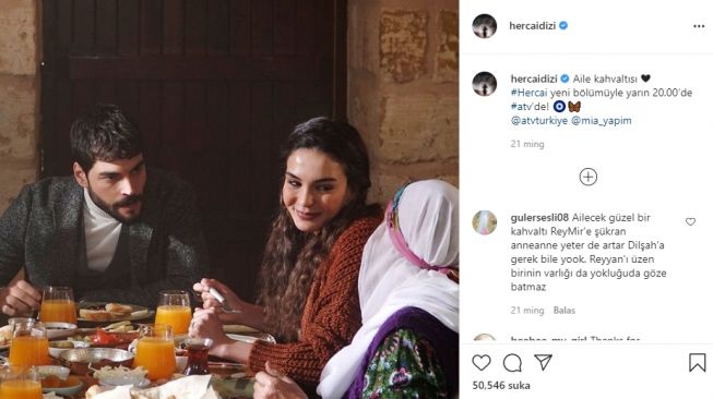 Drama Turki Hercai. [Instagram]