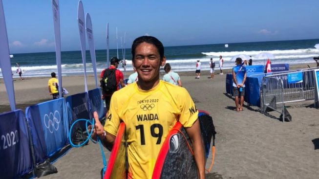 Atlet selancar Indonesia, Rio Waida. (Dok: Kemenpora)