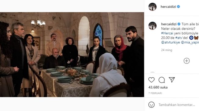 Drama Turki Hercai. [Instagram]