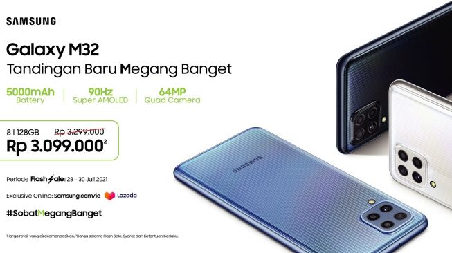 Samsung Galaxy M32. [Samsung Indonesia]