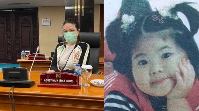 Kini Jadi Anggota Dewan, Simak 9 Potret Masa Kecil Tina Toon yang Menggemaskan