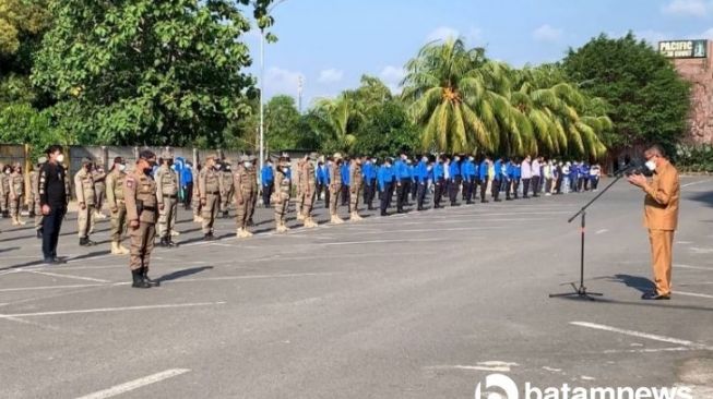 Bangunan Eks Pasar Induk Jodoh Dirobohkan, Sekda Batam Minta Petugas Tenang Hadapi Protes