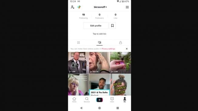 Cara Mengunduh Riwayat Menonton Video di TikTok. [The Verge] 