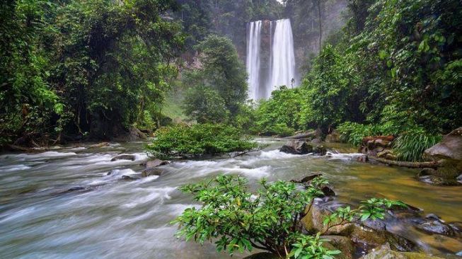 Air Terjun Riam Berawan, wisata Bengkayang, Kalimantan Barat. (bappeda bengkayang).