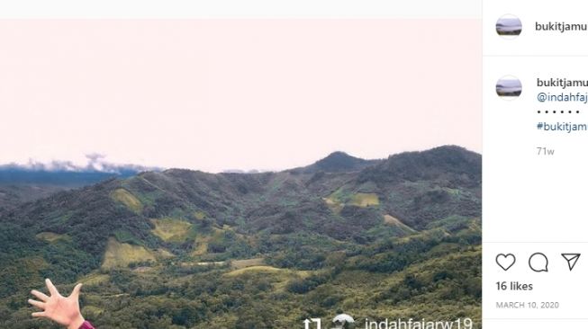 Bukit Jamur Bengkayang, Kalimantan Barat. (Instagram)