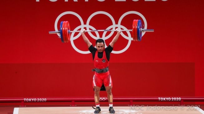 Lifter Indonesia, Eko Yuli Irawan. (Dok: Kemenpora)