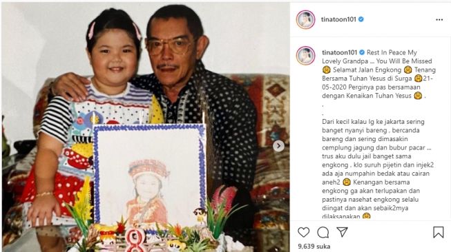 Masa Kecil Tina Toon. [Instagram]