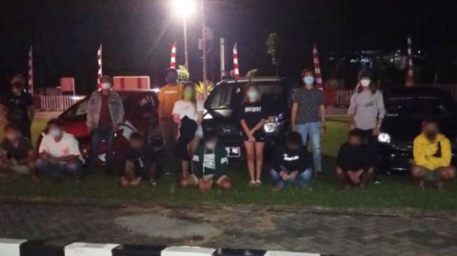 Polres Minut Amankan Pelaku Balap Liar di Jalan Tol Airmadidi-Sawangan