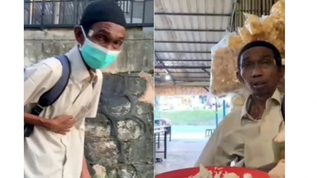 Viral Video Pria Tua Kelaparan, Warganet Minta Razia Orang Lapar