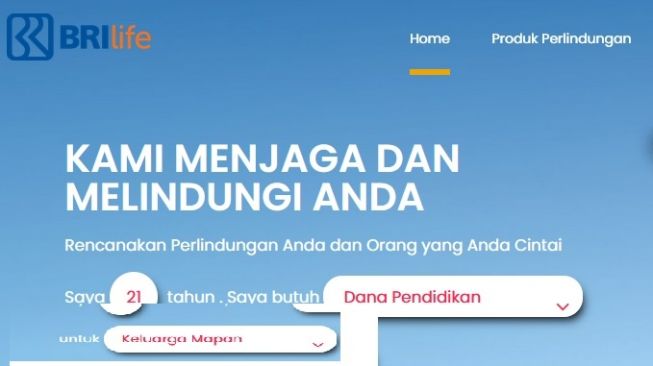 Peretas diduga telah membobol komputer pegawai BRI dan BRI Life dan mencuri data-data pribadi lebih dari 2 juta nasabah. Foto: Website resmi BRI Life. [Dok BRI Life]