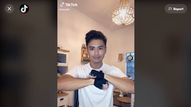 Ricky Cuaca semakin tirus dan langsing sampai tak dikenali warganet. (TikTok/@ricu88)