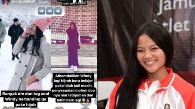 Windy Cantika Lepas Jilbab di Olimpiade Tokyo 2020 Jadi Bahan Gunjingan Netizen