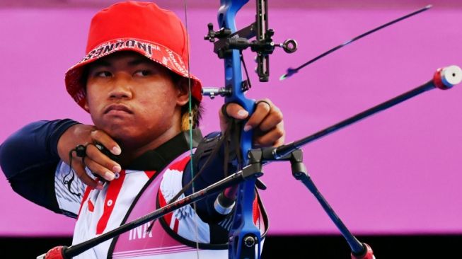 Kala Pemanah Indonesia Terkecoh Embusan Angin Kencang di Olimpiade Tokyo