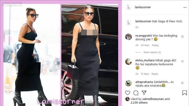 Sepatu Lady Gaga Nyentrik, Warganet Malah Salfok