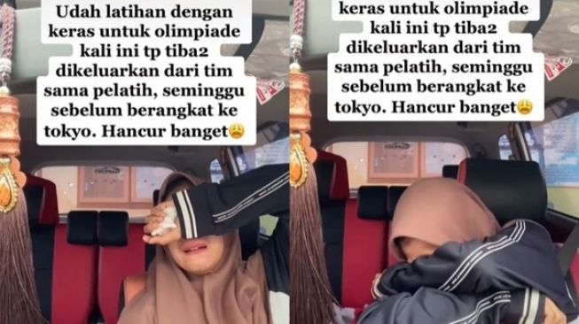 Viral Cewek Nangis Ngaku Didepak dari Olimpiade Tokyo, Publik: Demi Kebaikan Bangsa Mbak!