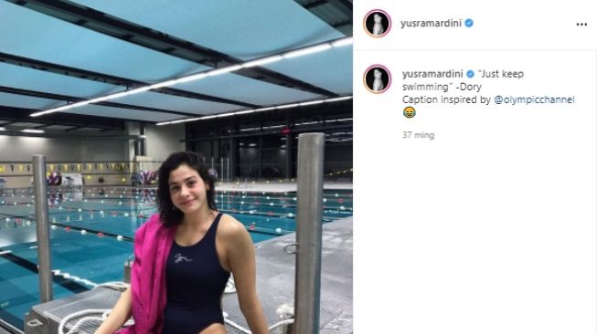 Atket renang Suriah di Olimpiade 2020,  Yusra Mardini. (Instagram/@yusramardini)