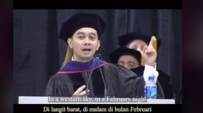 Keren, Pidato Mahasiswa Indonesia di Boston University Disambut Standing Applause