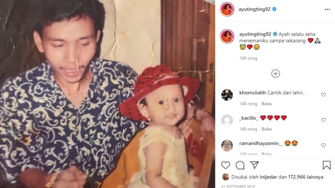 Masa muda ayah pedangdut [Instagram]