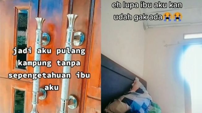 Viral Anak Pulang Kampung Mau Beri Kejutan, Langsung Menangis Ingat Ibunya Sudah Tiada