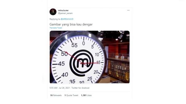 Meme batas waktu makan 20 menit. [Twitter]