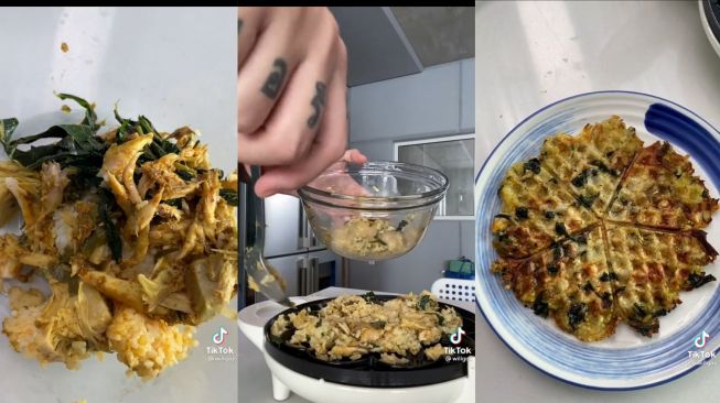 Lagi Hits Croffle, Chef William Ghozali Ikut Bikin Bubur Hingga Nasi Padang Jadi Waffle