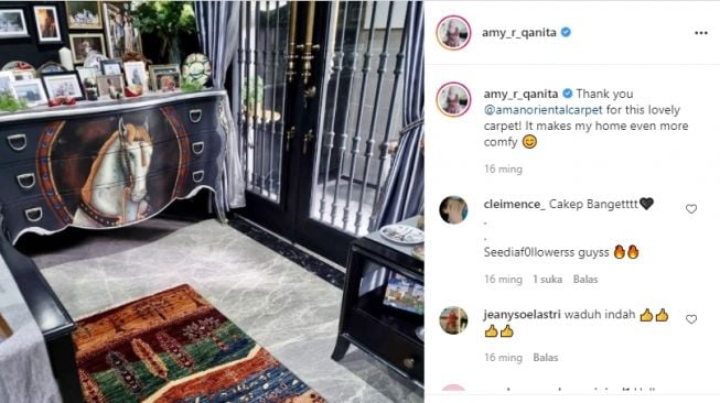 Rumah baru Amy Qanita. [Instagram]