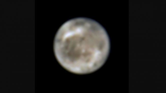 Penampakan air di Ganymede diambil dengan teleskop Hubble NASA. [NASA]