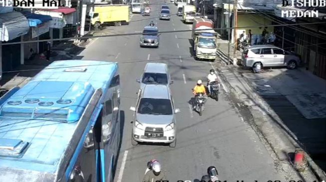 Masih penerapan PPKM, Jalan Kota Medan Pagi Ini Ramai Lancar