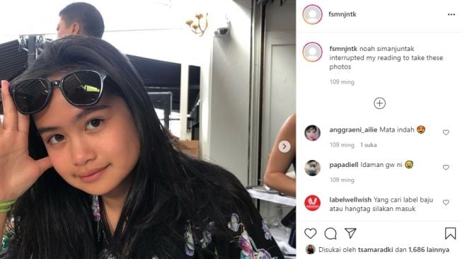 Faye Simanjuntak cucu Menteri Luhut Pandjaitan [Instagram]