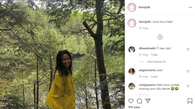 Faye Simanjuntak cucu Menteri Luhut Pandjaitan [Instagram]