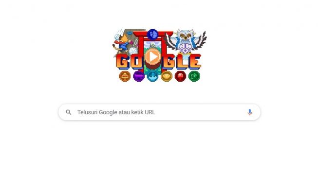 Google doodle hari ini Champion Island rayakan Olimpiade Tokyo 2020. [Google]