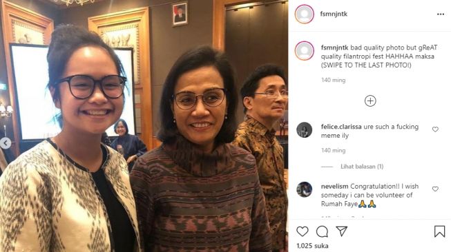 Faye Simanjuntak cucu Menteri Luhut Pandjaitan [Instagram]