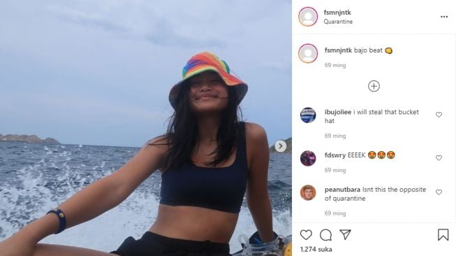 Faye Simanjuntak cucu Menteri Luhut Pandjaitan [Instagram]