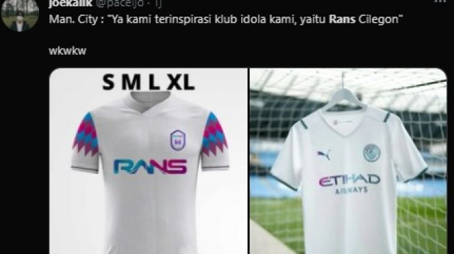 Manchester City Rilis Jersey Anyar, Klub Bola Rans Milik Raffi Ahmad Jadi Buah Bibir