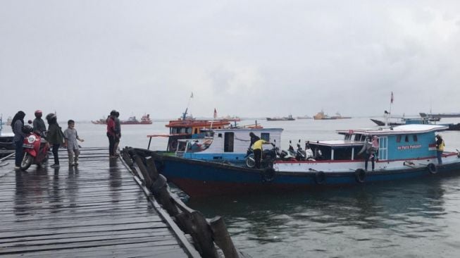 Pelabuhan Kelotok Balikpapan Sepi, Penumpang Harus Bawa Persyaratan Ini