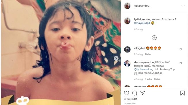 Masa kecil seleb anak DPR. [Instagram]