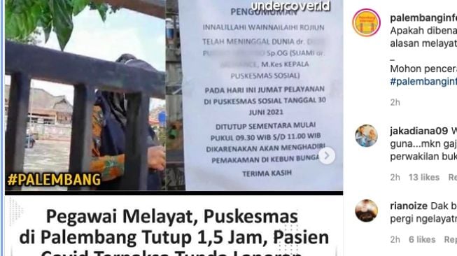 Pasien COVID 19 Tak Dilayani, Puskesmas Tutup karena Petugas Melayat