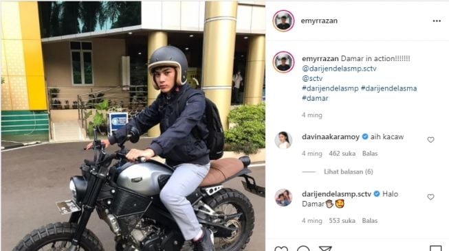 Potret Emyrrazan Hamid Pemain Dari Jendela SMP [Instagram]