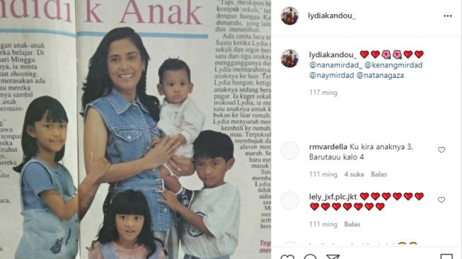 Masa kecil seleb anak DPR. [Instagram]