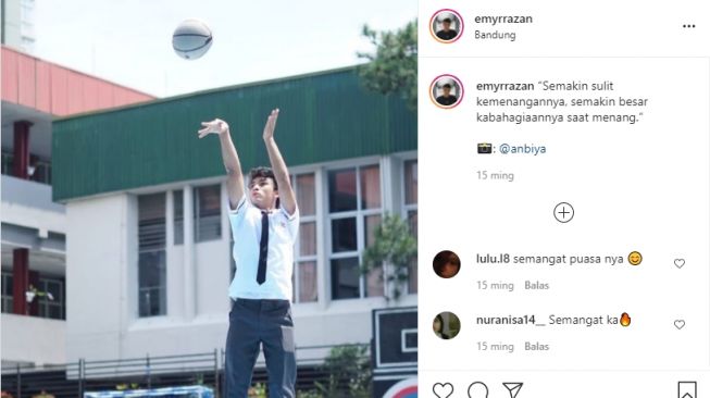 Potret Emyrrazan Hamid Pemain Dari Jendela SMP [Instagram]