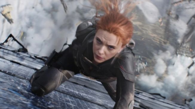 Scarlett Johansson saat memerankan Black Widow [Foto: Antara]